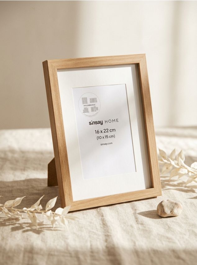 Sinsay - Ramă foto - brun-auriu