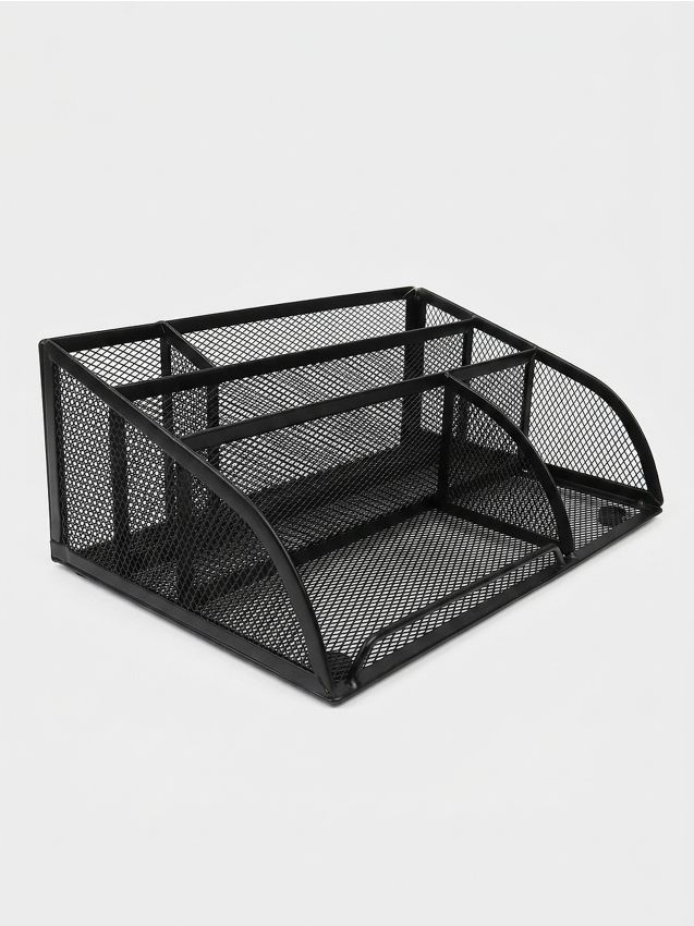 Sinsay - Organizator de birou cu compartimente - negru
