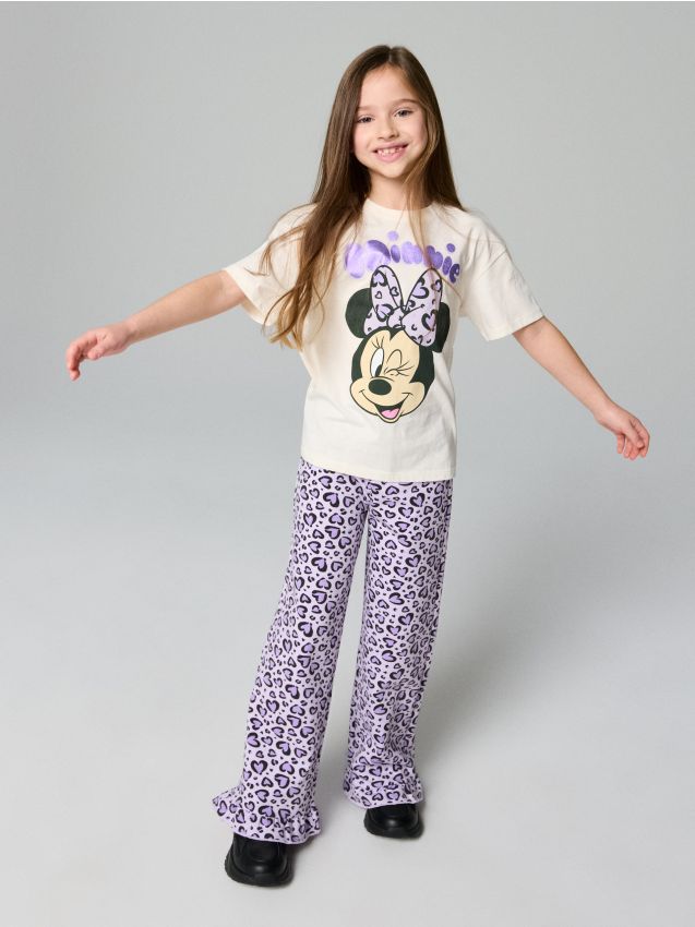 Sinsay - Set tricotat din bumbac cu imprimeu Minnie Mouse - multicolor