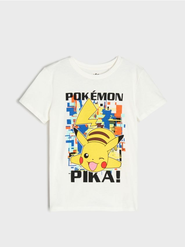 Sinsay - Tricou din bumbac cu imprimeu Pokémon - multicolor