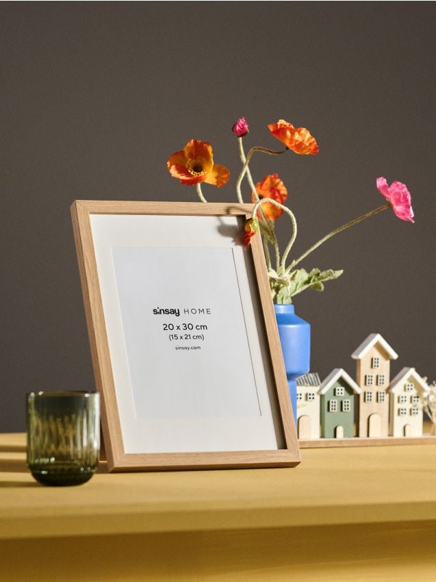 Sinsay - Ramă foto - brun-auriu