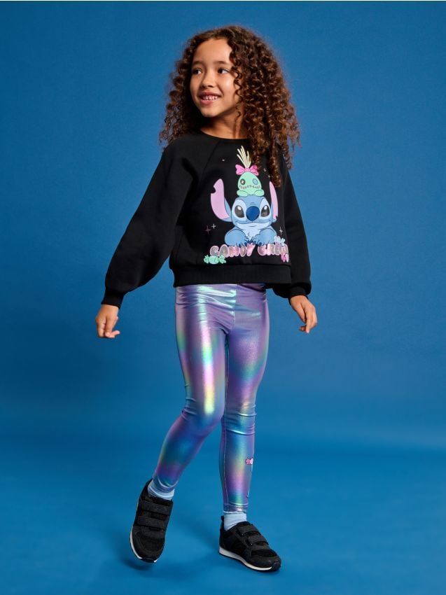 Sinsay - Set tricotat Stitch cu efect holografic - multicolor