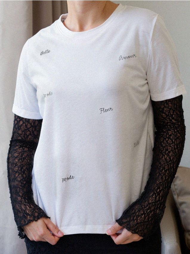 Sinsay - Tricou cu mânecă scurtă - alb