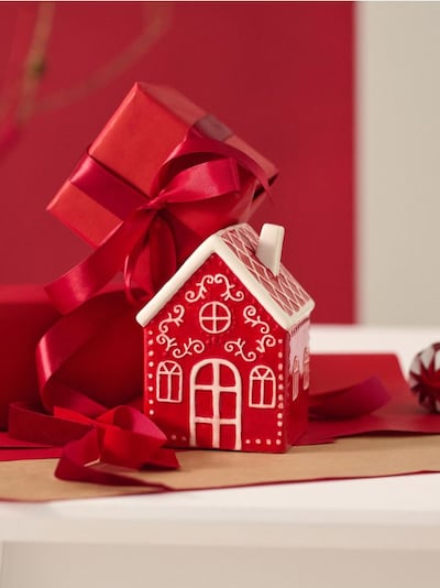 Božični okras v obliki hišice