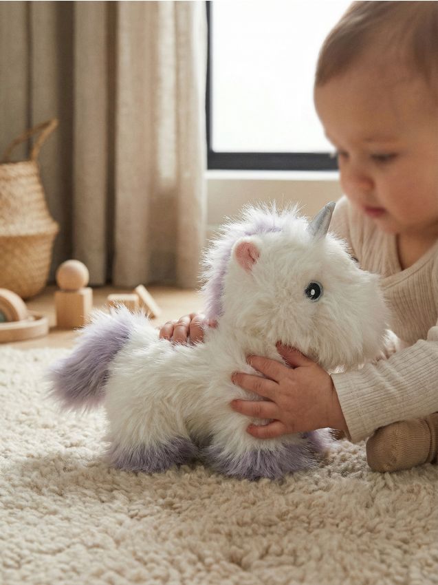 Sinsay - Jucărie de pluș în formă de unicorn - alb