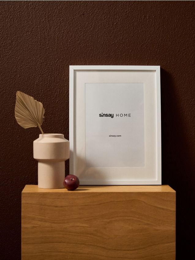 Sinsay - Ramă foto - alb
