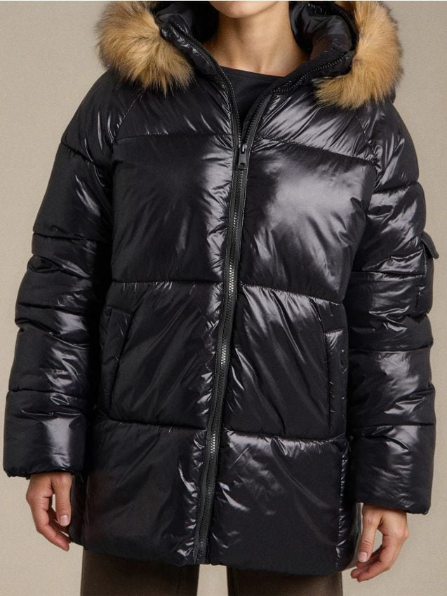 Sinsay - Prešívaná puffer bunda - čierna