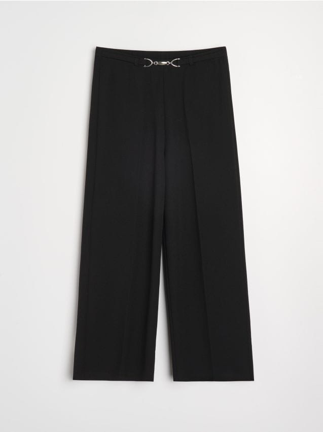 Sinsay - Široké nohavice - čierna