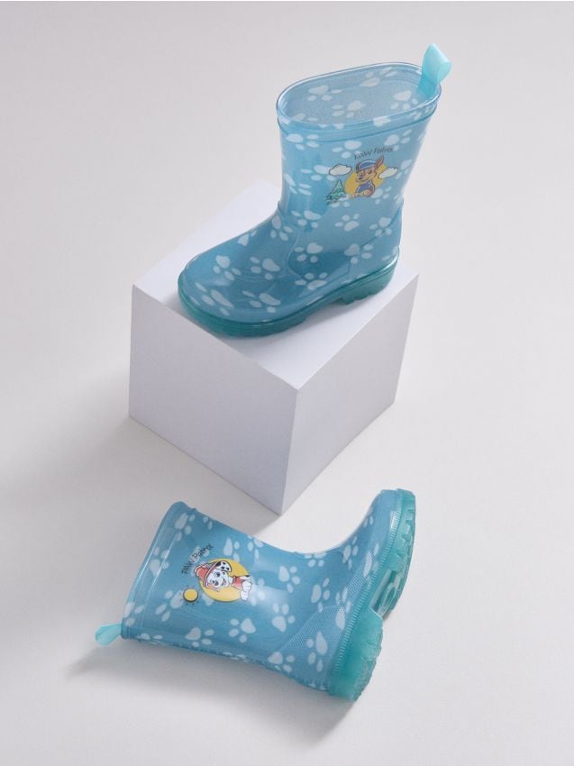 Sinsay - Cizme de ploaie cu talpă LED luminoasă PAW Patrol - albastru