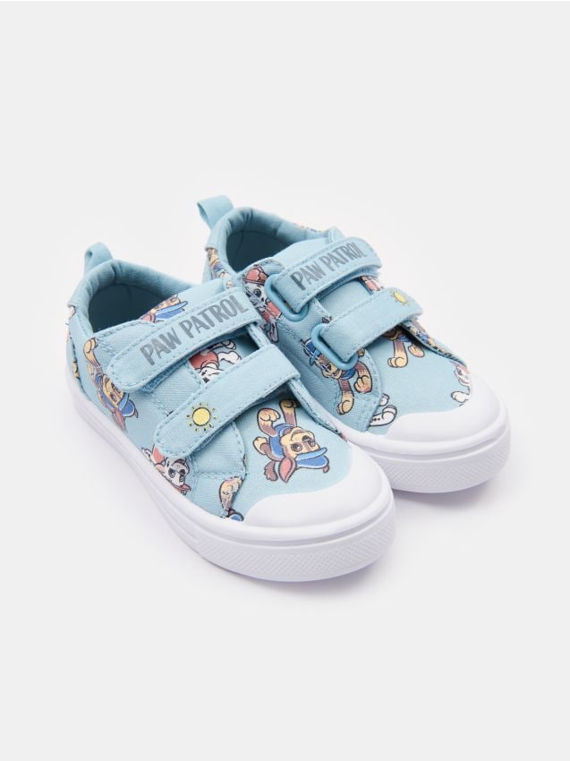 Sinsay - Adidași din bumbac cu talpă din piele PAW Patrol - albastru