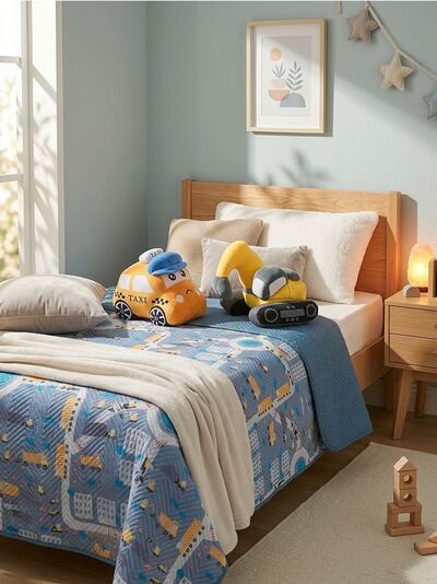 Przytulanka w kształcie koparki