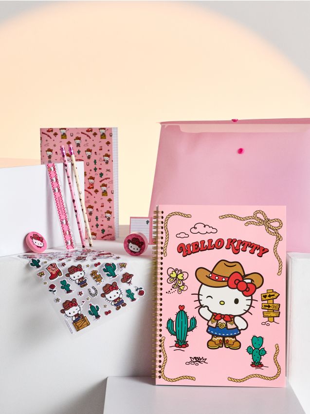 Set di articoli scolastici Hello Kitty 11 pack - rosso