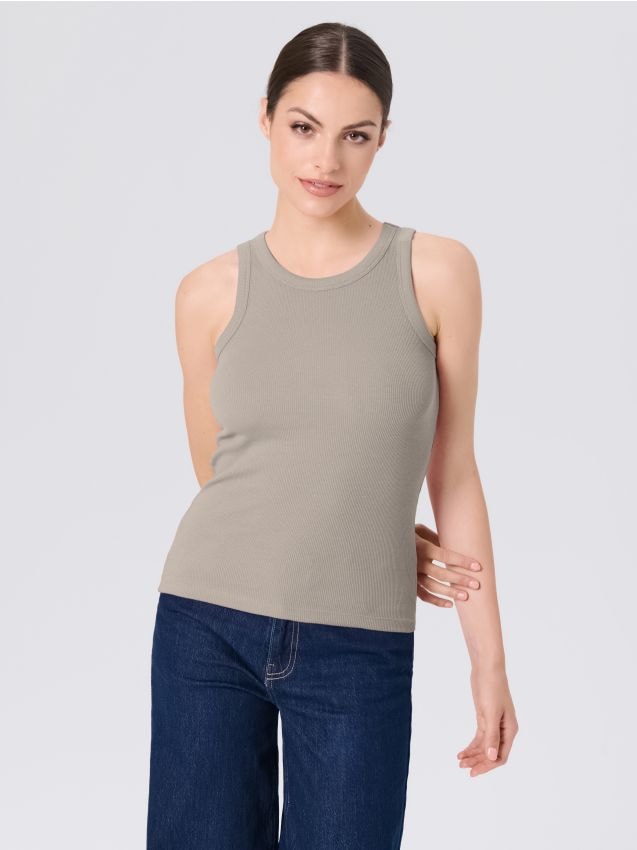 Sinsay - Tank top - beżowy