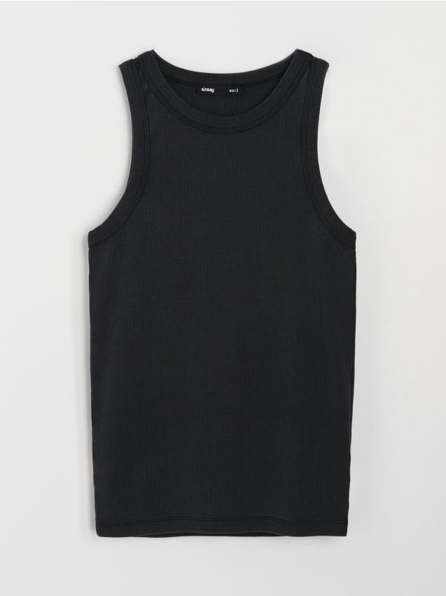Sinsay - Tank top - czarny
