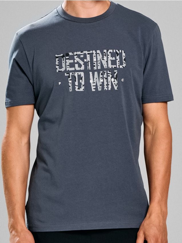 Sinsay - Tricou din bumbac cu inscripție SNSY PERFORMANCE - negru-antracit