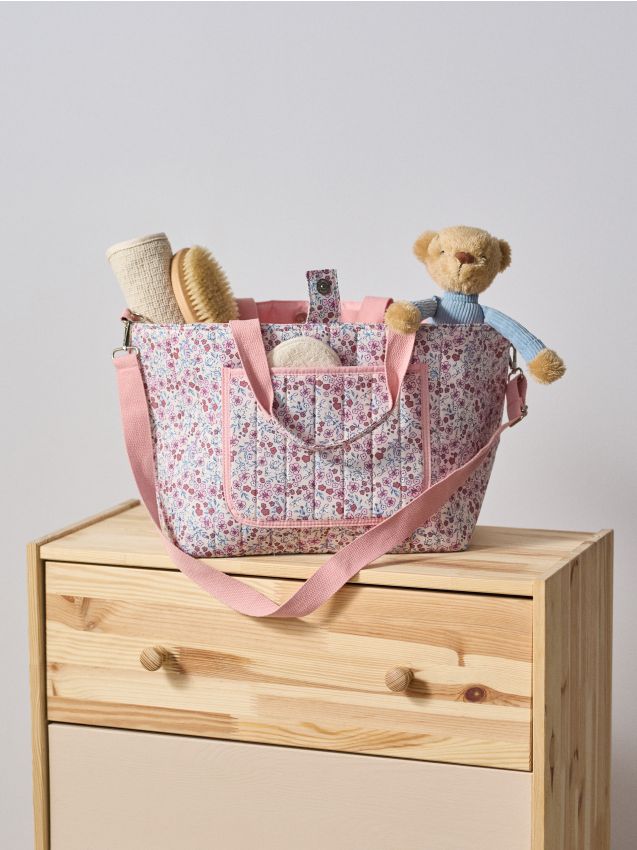 Sinsay - Geantă pentru cărucior cu flori - multicolor