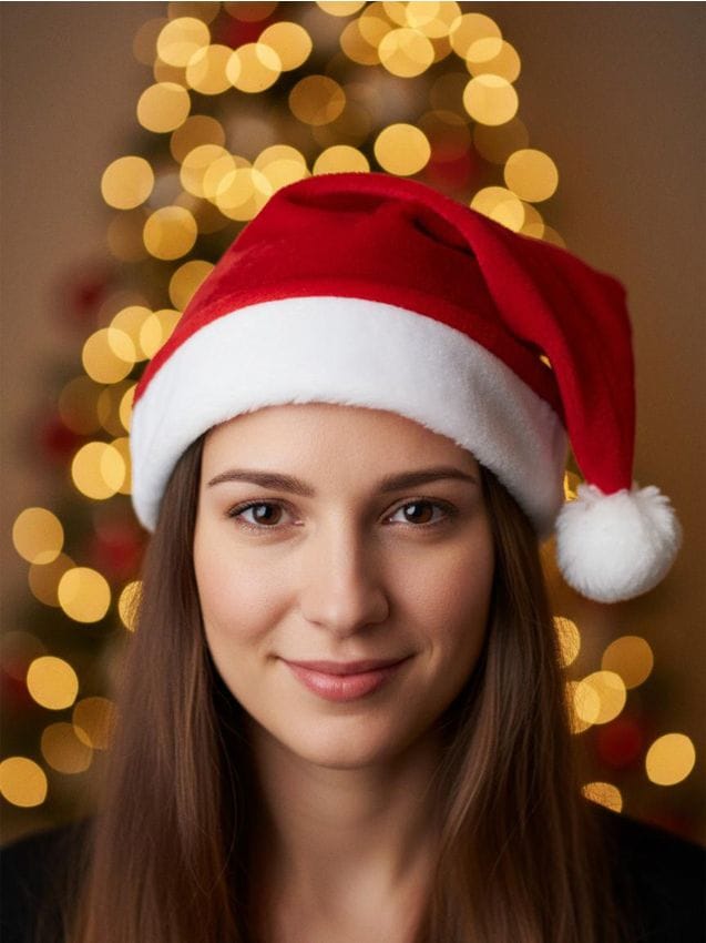 Sinsay - Vianočná čiapka Santa Clausa - viacfarebná