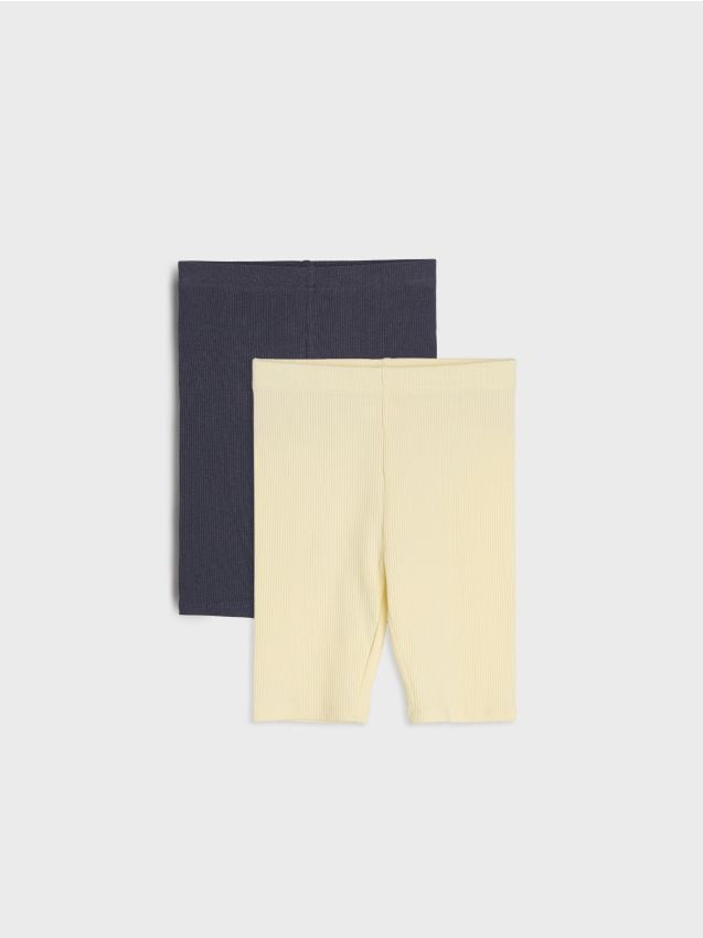 Sinsay - Bawełniane kolarki 2 pack - wielobarwny