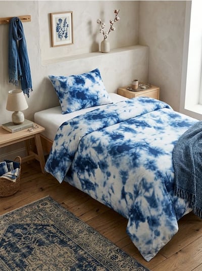Komplet posteljnine z učinkom tie-dye