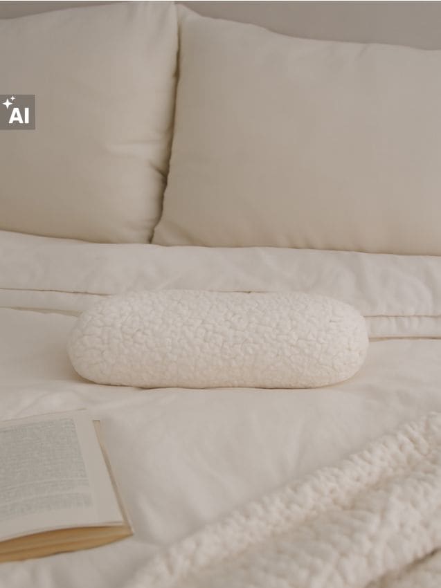 Sinsay - Pernă decorativă tip sul - alb