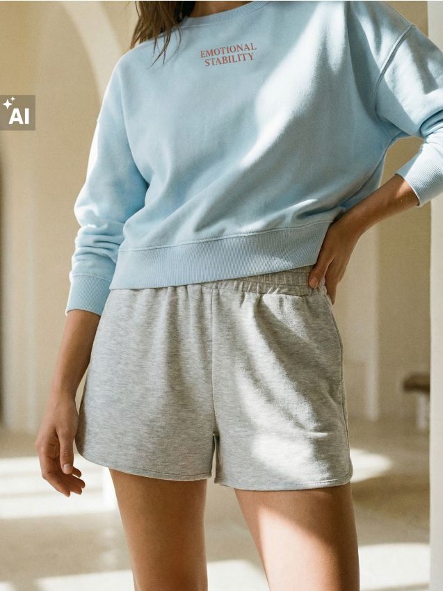 Sinsay - Pantaloni scurți soft touch cu amestec de viscoză - gri deschis