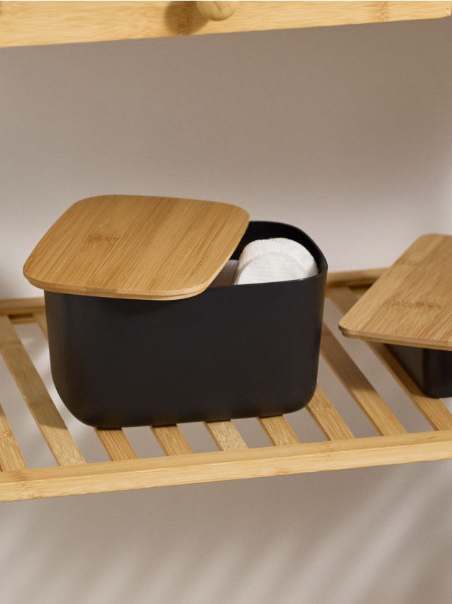 Sinsay - Cutie de depozitare cu capac - negru