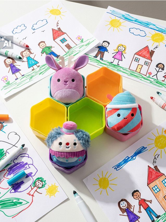 Sinsay - Mini pluș surpriză Squishmallows Micromallows seria 6 - multicolor