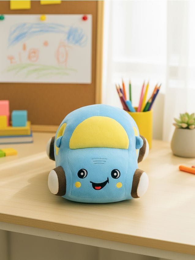 Sinsay - Plyšová hračka auto - svetlomodrá