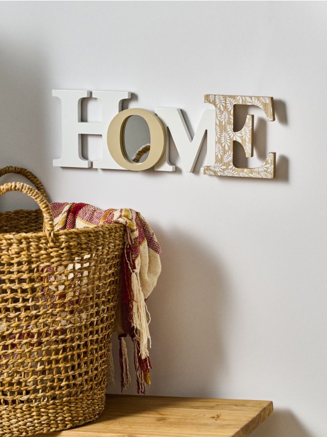 Sinsay - Decorațiune standing în forma cuvântului home - multicolor