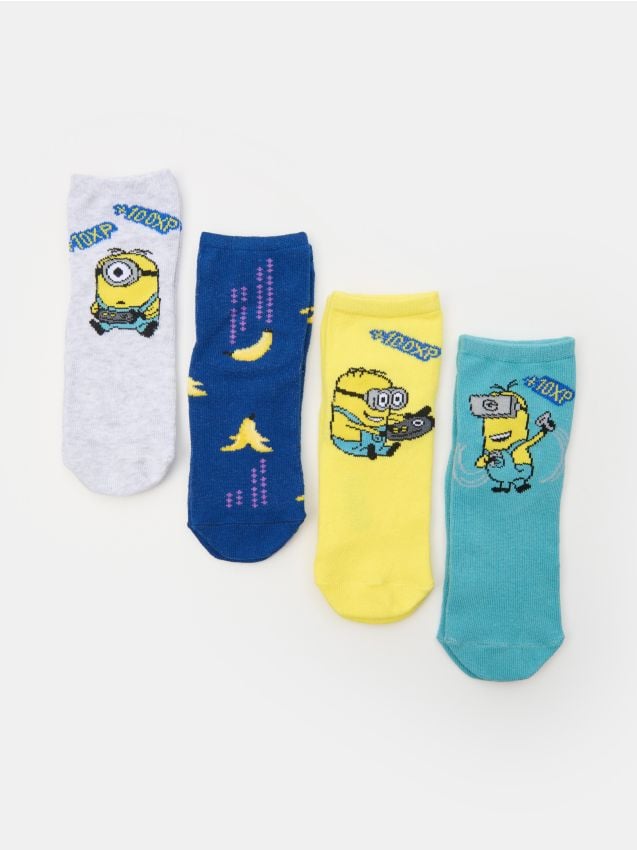 Skarpetki 4 pack Minions - SINSAY
