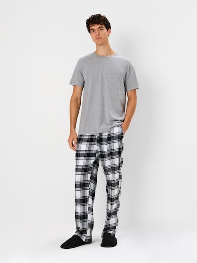 Двокомплектна бавовняна піжама