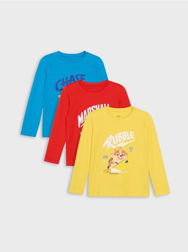 Sinsay - Tricou din bumbac 3 pack PAW Patrol - multicolor