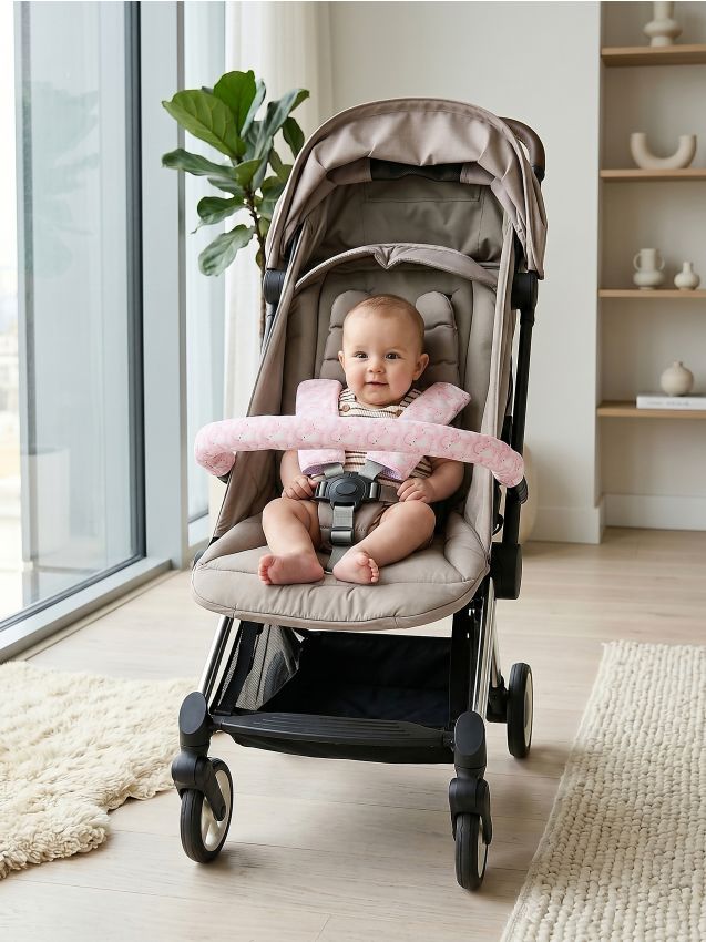 Sinsay - Protectoare pentru centura căruciorului 3 pachete - roz-pastel