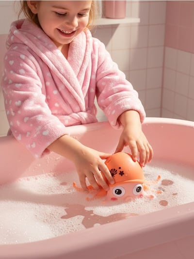 Fürdőjáték polip formában