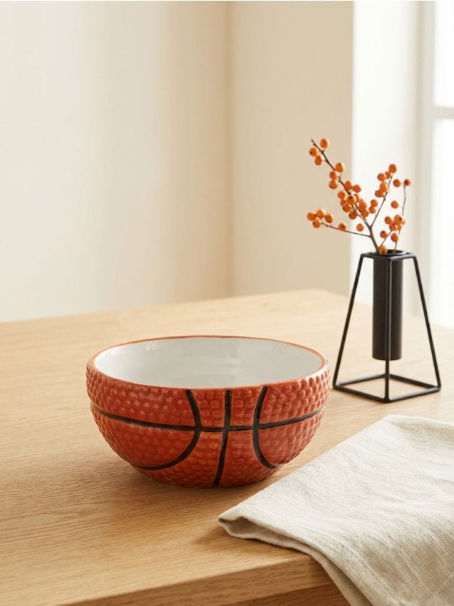 Sinsay - Bol cu motiv de minge de baschet - oranj-mandarină
