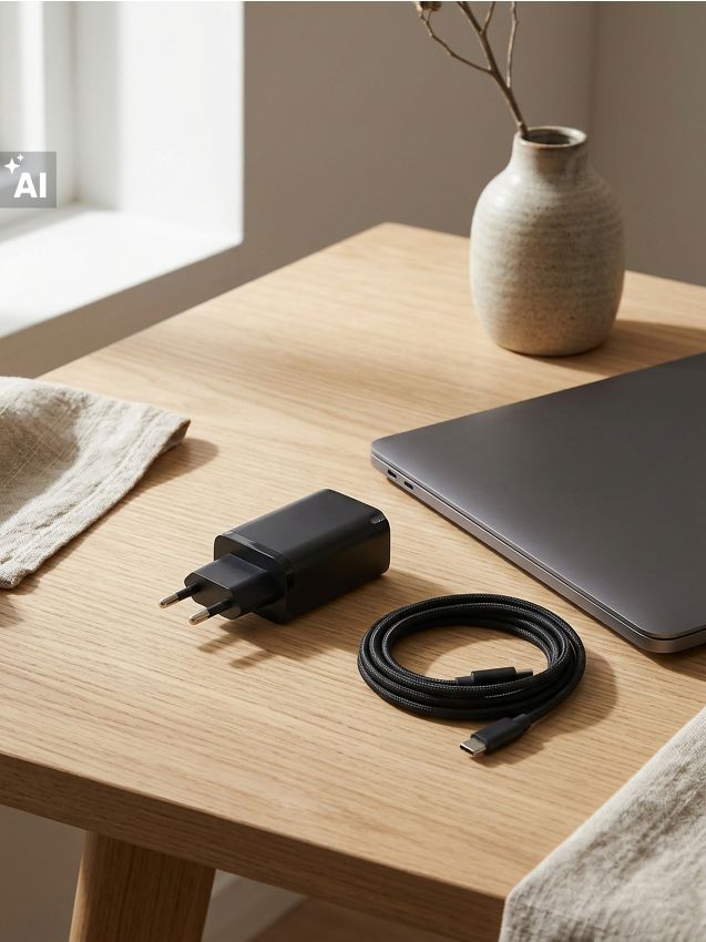 Sinsay - Zidni punjač s USB-A i USB-C priključcima