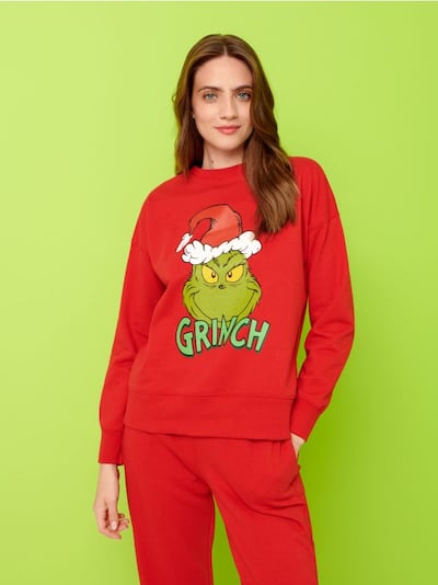 Sweatshirt with print Grinch