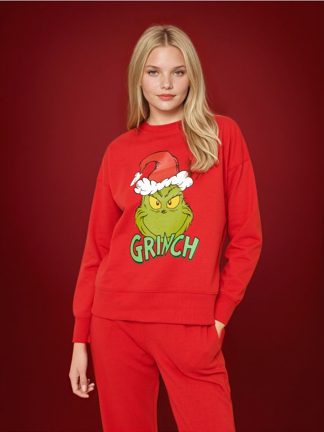 Trükisega dressipluus Grinch - SINSAY