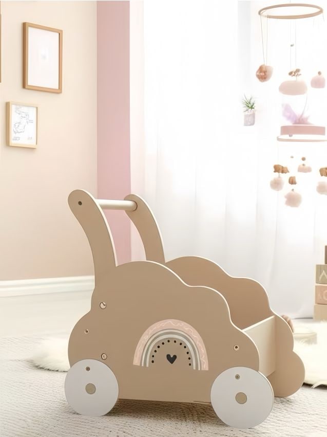 Carrello per giocattoli - grigio chiaro