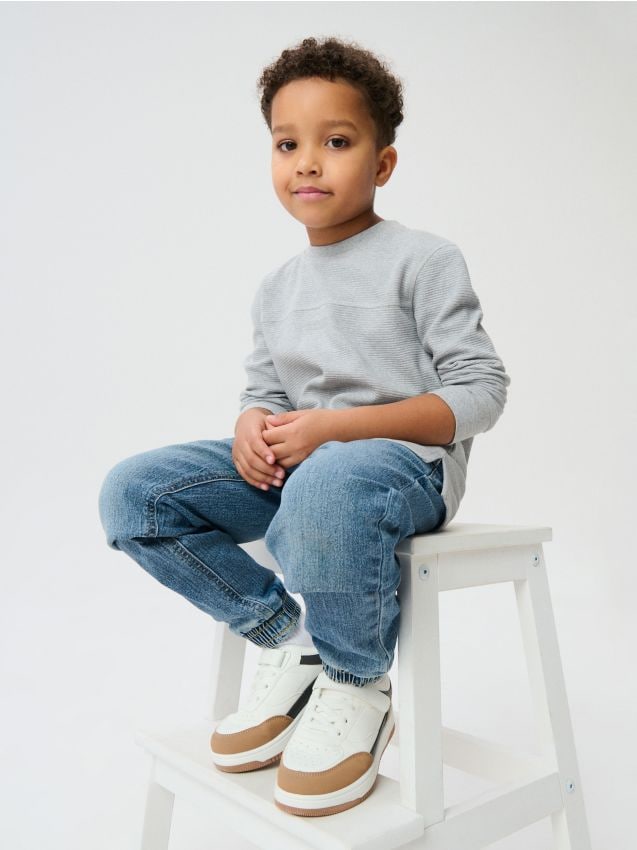 Sinsay - Sneakers cu închidere velcro - bej