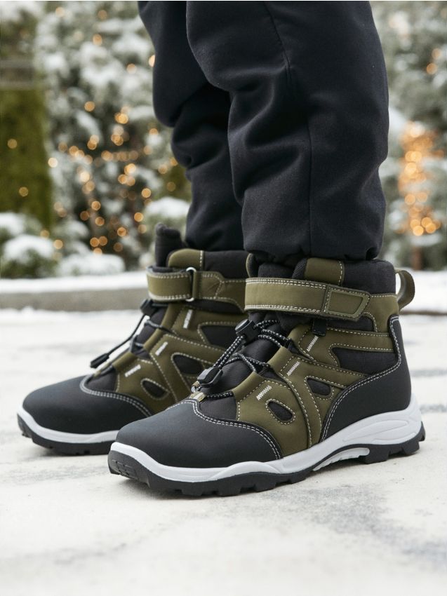 Sinsay - Členkové topánky - khaki