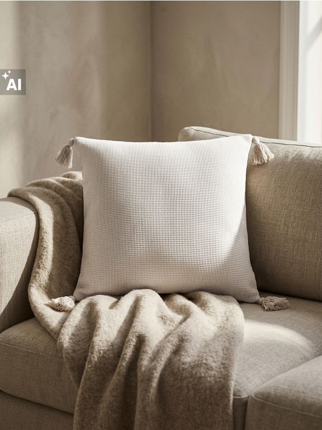 Sinsay - Pernă decorativă - alb