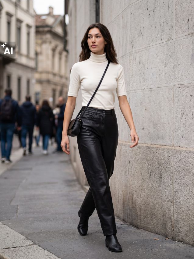 Sinsay - Bluză reiată cu guler înalt și modal - crem
