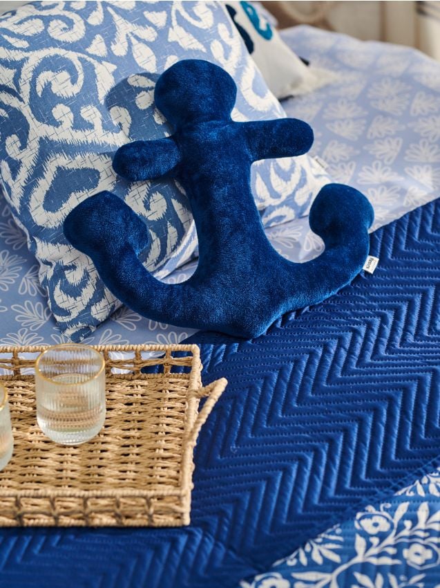 Sinsay - Διακοσμητικό μαξιλάρι - ναυτικο μπλε