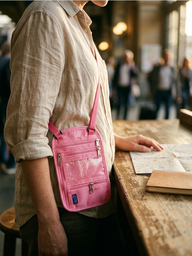 Sinsay - Husă pentru pașaport - nude