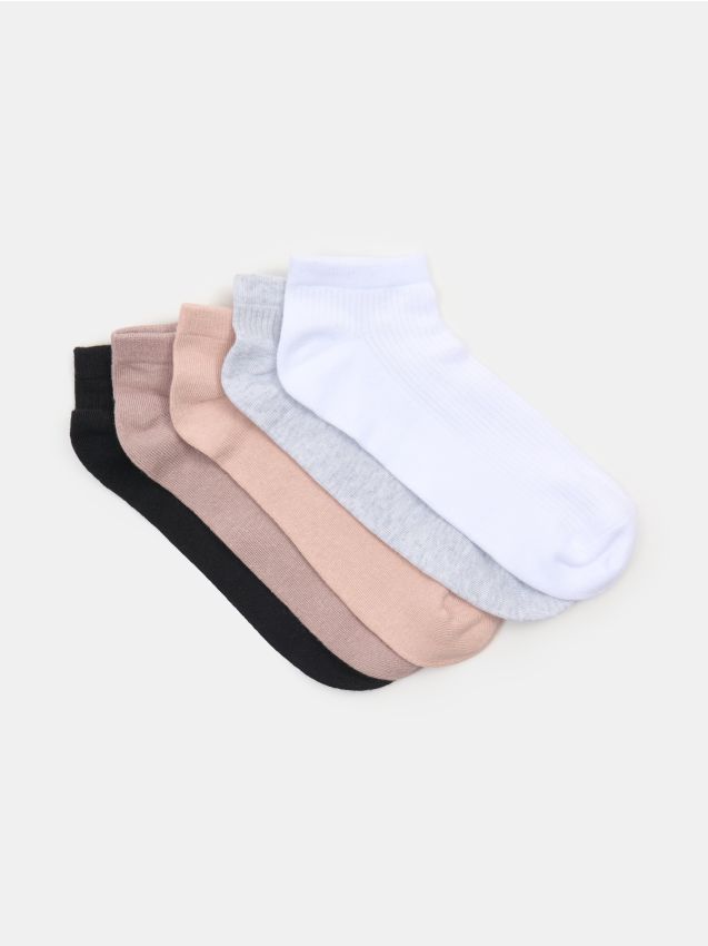 Sinsay - Șosete sport, 5 perechi - multicolor