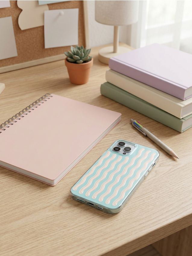 Sinsay - Husă de protecție pentru iPhone 12/12 Pro - light blue