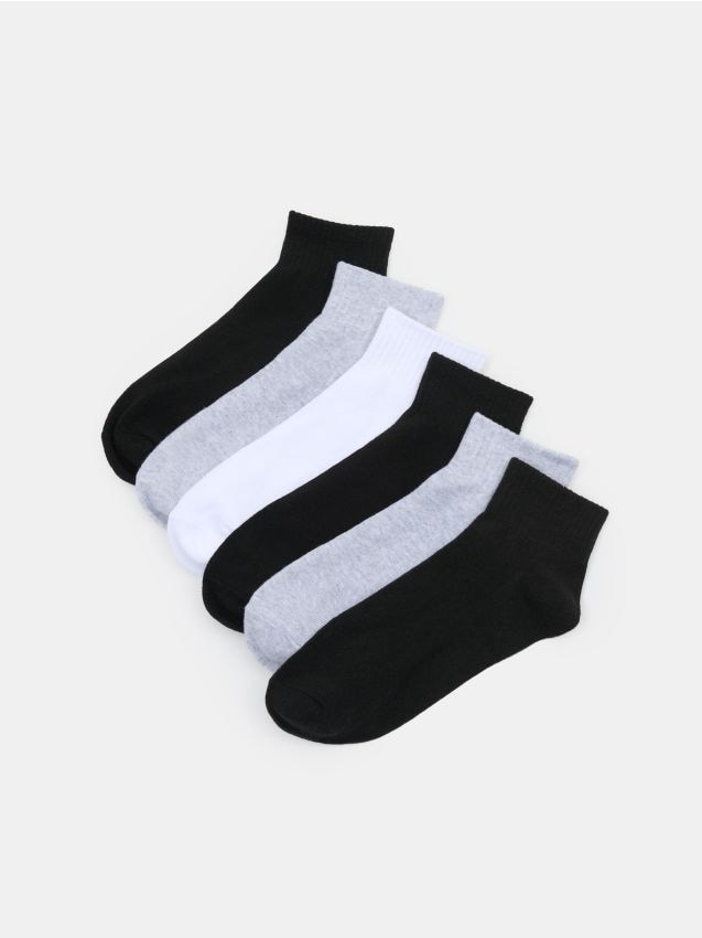 Sinsay - Krótkie skarpetki 5 pack - wielobarwny