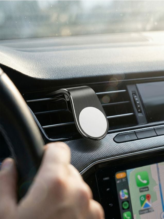 Sinsay - Suport magnetic pentru telefon auto cu montare adezivă - negru