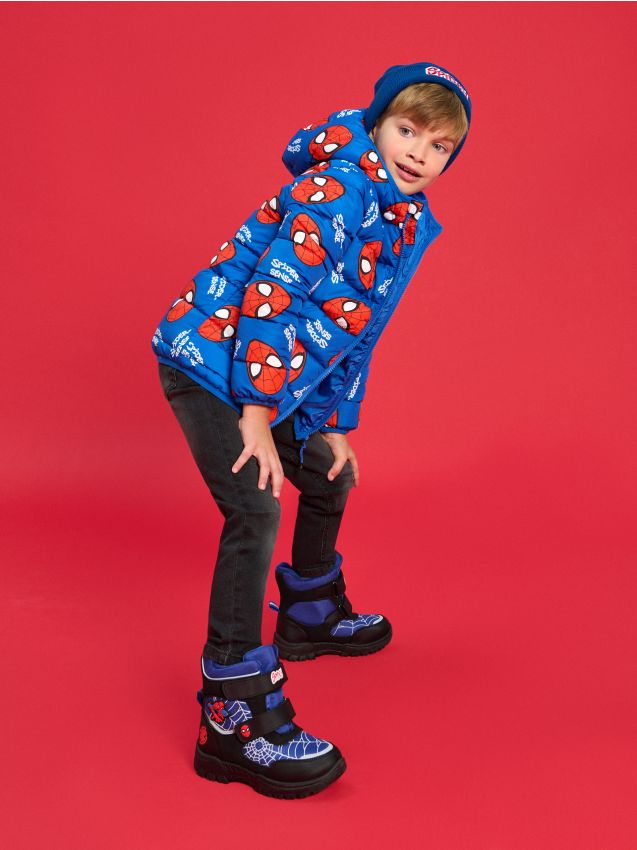 Sinsay - Zateplené snehule s reflexnými prvkami Spider-Man - viacfarebná